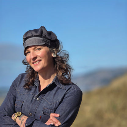 Mixed Old Man Gray Mix Pants Newsboy cap