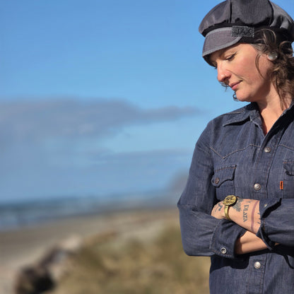 Mixed Old Man Gray Mix Pants Newsboy cap