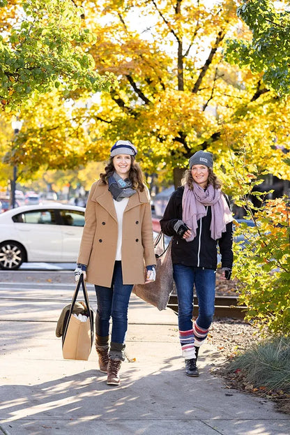 Grey and Green JAX Legwarmer