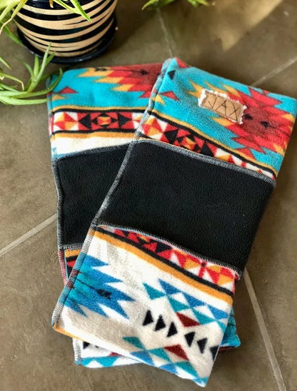 Fleece SouthWest Black JAX Legwarmer