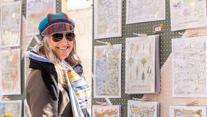 Upcycled Mix Fall wool flannel midweight Newsboy cap